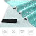 thumbnail image 3 of Dreamtimes Beach Towels Turquoise Glitter Sparkle Camping Towels Sand Free Beach Towel, 30"x60" Large Beach Towels Quick Dry Bath Travel Towels Pool Yoga Beach Mat for Men Women, 3 of 7