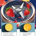 thumbnail image 3 of Licuadora eléctrica de 6 cuchillas, mini batidora de frutas, extractor de jugos, exprimidor de frutas con carga USB, 3 of 7