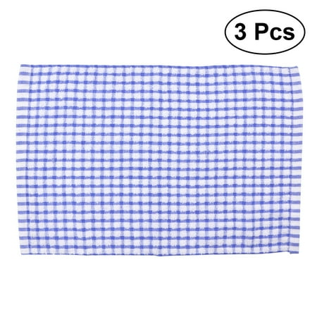 

Frcolor 3PCS 40x27CM Premium Cotton Dish Cloth High Duty Absorbent Kitchen Towel Tea Towel - Blue