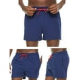 thumbnail image 3 of QPNGRP Mens 5 inch Swim Trunks Swim Shorts Swimwear Stretch Quick Dry Beach Shorts with Zipper Pockets, 3 of 6