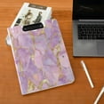thumbnail image 5 of FORMRS A4 Clipboard Folder with Pen Holder Horizontal Foldable School Office Binder, Pastel Pink Marble Pattern, 5 of 9