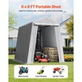 thumbnail image 3 of Compact 6x8 FT Waterproof Car Tent, Portable Outdoor Storage Shelter Canopy for Cars & Tools, 3 of 10