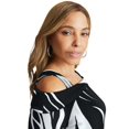 thumbnail image 3 of Jessica London Women's Plus Size Cold Shoulder Top, 3 of 5