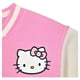 thumbnail image 3 of Chaqueta Hello Kitty para niñas Varsity Letterman Bomber Bonbon Pink, 3 of 4