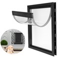 thumbnail image 3 of Large Dog Door, Black Pet Door,  Two-way In And Out Plastic Pet Supply Easy To Install For Medium Pets Large Pets, 3 of 8