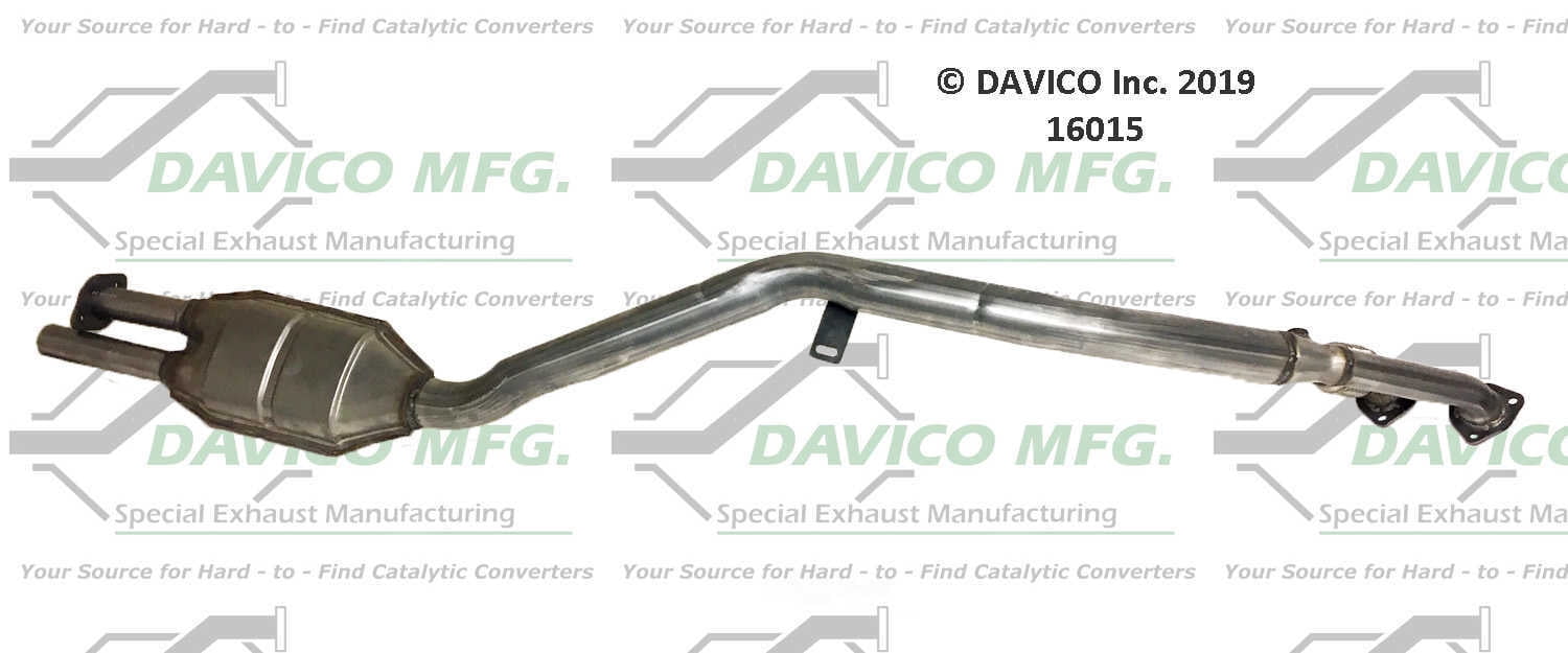 Davico Mfg 16015 Direct-Fit Catalytic Converter