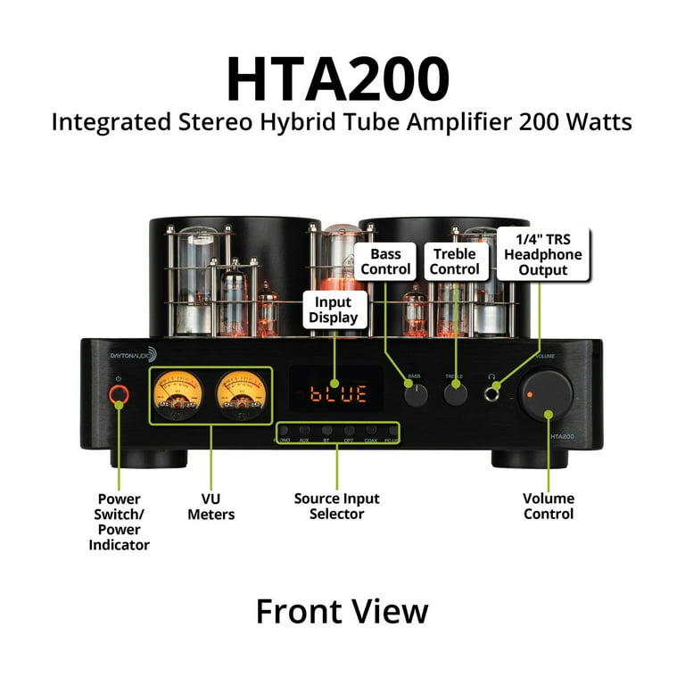 Dayton Audio HTA200 200 Watts Continuous Power 2.0 Channel Dayton Audio HTA200 200 Watts Continuous Power 2.0 Channel