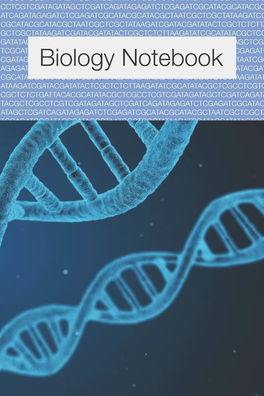 Blue Biology Notebook (Paperback)