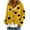 Yellow, variant on Kaemgyyd N Women's Cardigans Casual Heart V Neck Button up Knit Sweater Tops Fall Long Sleeve Loose Fit Outerwear Coats