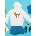 thumbnail image 3 of Fox With A Bow Tie Hoodie Juniors -Image by Shutterstock,  x-Large, 3 of 4