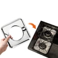 thumbnail image 4 of 1pc "Chrome Gas Range Drip Pan Set - Replacement Burner Bib Liner Covers (7.67"" X 7.67"") - Fits WP786333, 786333, AP6011553, PS11744751 - Protects Your Range From Spills And Stains", 4 of 8
