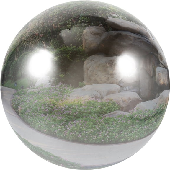 OFFIGAM Large Stainless Steel Gazing Globe Outdoor Decorative Garden Sphere