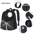 thumbnail image 3 of Easygdp Futuristic Moonlit Cityscape Mochila para Niños y Niñas con Set de Caja de Almuerzo y Estuche para Lápices 3 en 1, Mochila Escolar Estampada para Adolescentes, 3 of 7