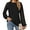 Black, variant on TEMOFON Womens Long Sleeve Tops Business crew neck Blouses 2024 Casual tunic shirts Lace Work Shirts Fall Clothes blue