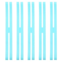 Uxcell 9 Inch H Band Silicone Rubber Bands, 5 Pcs Strong Elastic Silicone Bands Rubber Wrapping Bands for Books Cameras, Sky Blue