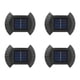 thumbnail image 1 of Ounissouiy Paquete de 4 luces de pared con energía solar, impermeables, porche, patio trasero, entrada, patio, calle, césped, camino, escalera, lámpara Iluminación y accesorios Luz calida Ounissouiy HA073275-02, 1 of 6