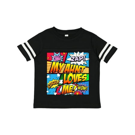 

Inktastic My Aunt Loves Me Gift Toddler Boy or Toddler Girl T-Shirt
