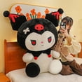 thumbnail image 2 of Muñeca de peluche Sanrio Dark Devil Kuromi de 25/50 cm, linda muñeca de tela para niña, peluche grande, almohada, regalo de cumpleaños para niños, 2 of 5
