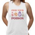 thumbnail image 2 of Pick Your Poison Women's Muscle Tank Large White, 2 of 5