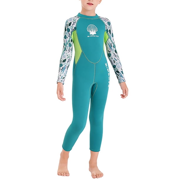 Advancent Traje de buceo para niños con de buceo, traje de buceo portátil para mantener el calor, a prueba de sol, protección Flexible, Deportes acuáticos Verde XXL Advancent OD003300-10