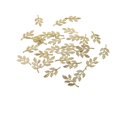 thumbnail image 1 of Golden Leaf Decor Diy Creative Leaf Decor Delicate Charms Handmade Metal Leaf Golden 4.10X2.10X0.10CM Bags 30Pcs, 1 of 3