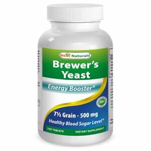 BEST NATURALS Brewer's Yeast 1000 mg 240 TAB