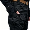 thumbnail image 5 of Big Men’s Relaxed Fit Cargo Pants, Lightweight All Day Comfort Daily Work Bottoms, 5 of 7
