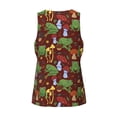 thumbnail image 5 of Gaeub Frogs and Mushrooms Men's Athletic Tank Top, Workout Sleeveless Shirts, Running Tank Tops for Gym, Running, Training - 3X-Large, 5 of 9