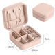 thumbnail image 3 of Caja De Almacenamiento De Joyas De Viaje Para Mujer 2 piezas, Color Rosa, 3 of 5