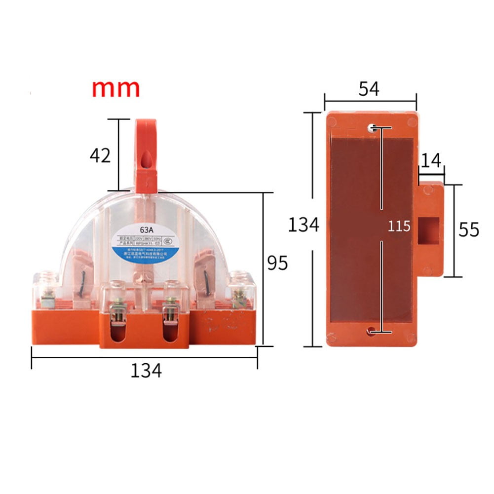 BCLONG Double Throw Disconnect Switch Reversing Switch For Fail Safe