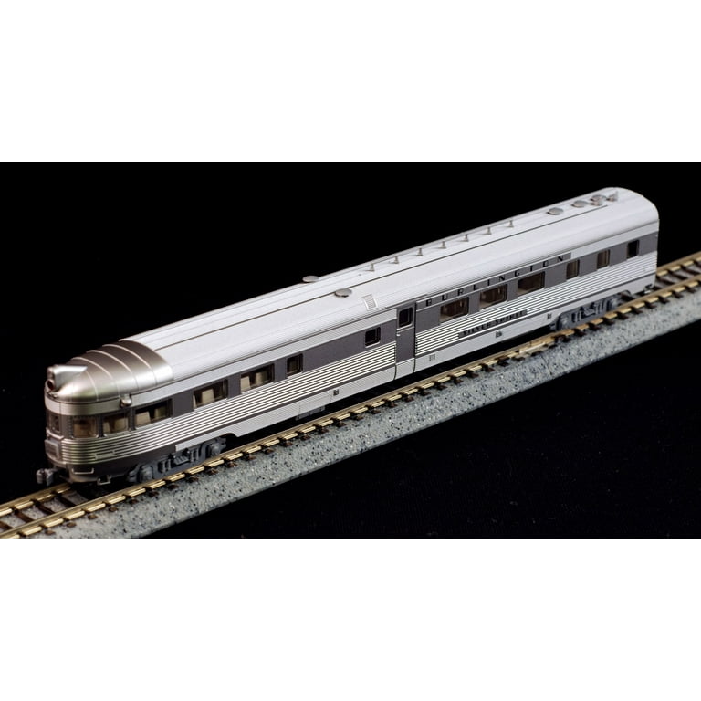 Kato KAT1060041 N CB & Q Silver Streak Zephyr Starter Model Kato KAT1060041 N CB & Q Silver Streak Zephyr Starter Model
