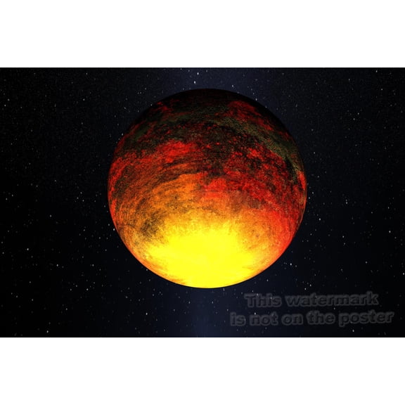 24"x36" Gallery Poster, Kepler-10b