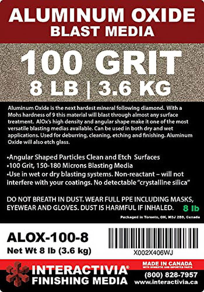 UK Made Abrasive 25kg Bag - Medium Grade Aluminium Oxide Blasting Grit ...