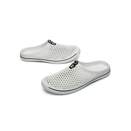 

Women Mens Summer Slippers Nursing Clogs Beach Sandals Garden Shoes Outdoor Black