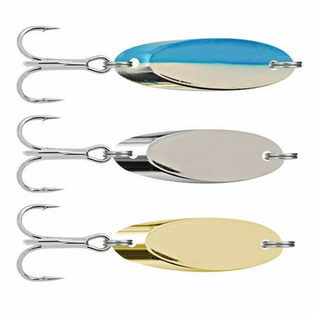South Bend Kastaway 1/4-Ounce Trophy Spoons, 3-Pack