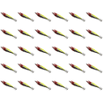 thumbnail image 1 of Señuelo Pesca Luminoso Anzuelos Calamar Anzuelo Artificial Cebos Jigging () Rojo Y Amarillo, 1 of 4