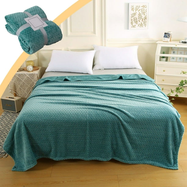 Fiudx Manta Suave y Esponjosa, Acogedora Funda de Franela, Esencial para Una Siesta de Verano, Elegante Manta para Sofá, Cómoda y Lavable a Máquina, Ideal para La Oficina En Casa, Regalo Perfecto par