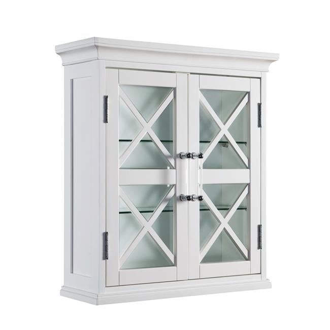 Elegant Home Fashions ELG629 Blue Ridge 2 Door Wall in White