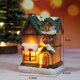 thumbnail image 3 of Cabaña luminosa de madera con luz LED navideña para Navidad, adornos navideños para el hogar, adornos para árboles de Navidad, regalos de Año Nuevo 2024, 3 of 5