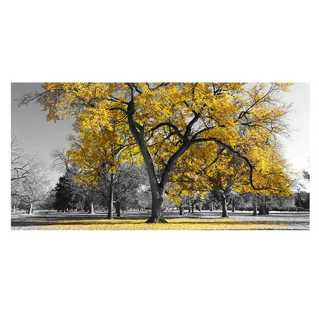 simhoa 1 Piece Modern Abstract Pictures Canvas Prints Paintings for Home Ornament Maple
