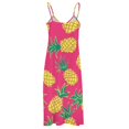 thumbnail image 5 of Lunarable Pineapple Sleeveless Dress Woman Fashion Long Dresses Women's Summer Suit Dress Summer 2025 Women, 5 of 7