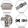 thumbnail image 5 of Green and Red Christmas Plaid Pattern Cute Fanny Packs for Women,Travel Waterproof Crossbody Fanny Bags Waist Purse for Women Anti Theft Adjustable Strap for Running Travel Cycling, 5 of 6