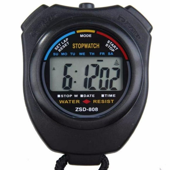 jovati Digital Professional Handheld LCD Chronograph Sports Stopwatch Stop Watch