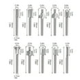 thumbnail image 3 of Lefu Woodworking Router Bit HSS Milling Cuuter for Rotary Tools DIY Carbide Carving, 3 of 8