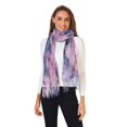 thumbnail image 2 of FORMRS Womens Scarf Winter Soft Long Big Warm Shawls Wrap Tassel Scarves, Watercolor Pink Marble Pattern, 2 of 9