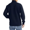 thumbnail image 2 of Men's-Cutter & Buck  Navy Auburn Tigers Roam Eco Recycled Quarter-Zip Pullover, 2 of 2