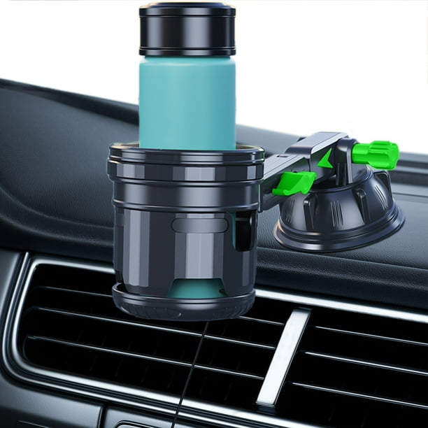 Soporte para taza de coche, soporte para bebidas de coche, cubo para coche, ventosa fuerte, soporte para teléfono móvil, portavasos de plástico
