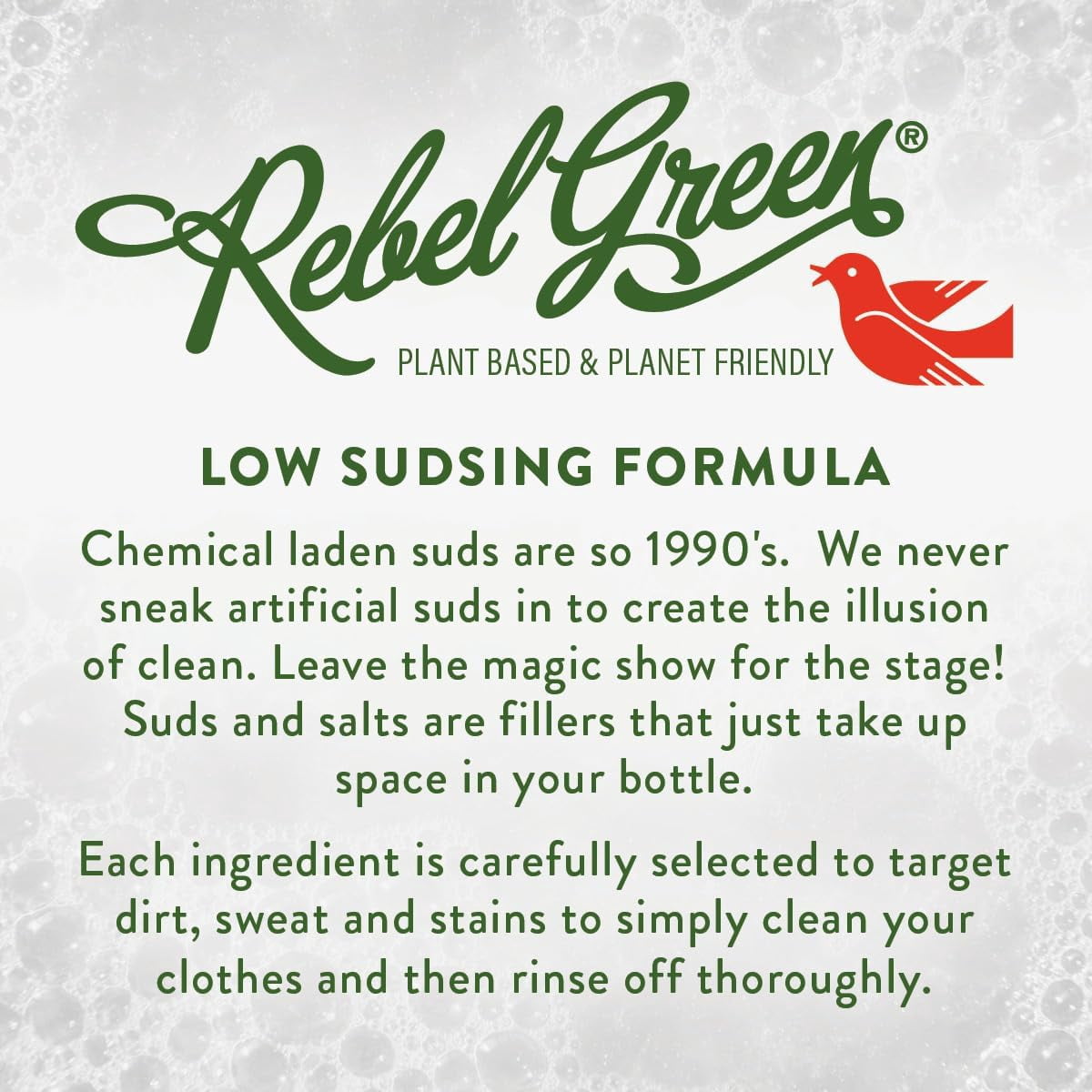 Rebel Green Organic Laundry Detergent - Natural Laundry Soap - Liquid Laundry Detergent with Dispenser Cup - Gentle Laundry Detergent - Fresh Lavender & Grapefruit Scent - 68 Load Bottles, 2 Pack
