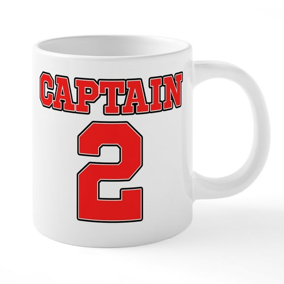 CafePress - Captain 2 - 20 Oz White Ceramic Mega Mug