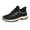 Black_003, variant on Men's Breathable Athletic Running Shoes, soft thick sole non-slip sneakers, comfy trail walking shoes for outdoor hiking. Coffee 8.5 (EU-42)